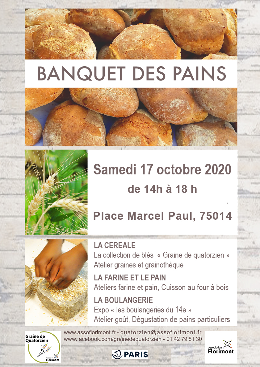 affiche banquet des pains du 17 octobre 2020